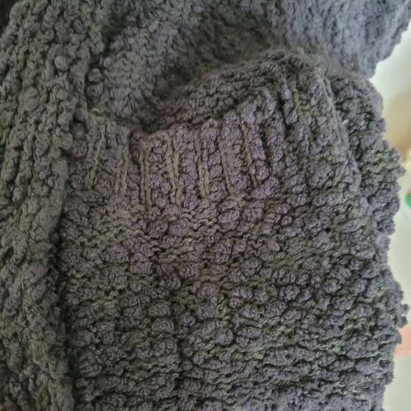 Anthropologie Adora Gray Soft Chamois V Neck Sweater Size Large - Picture 4 of 9